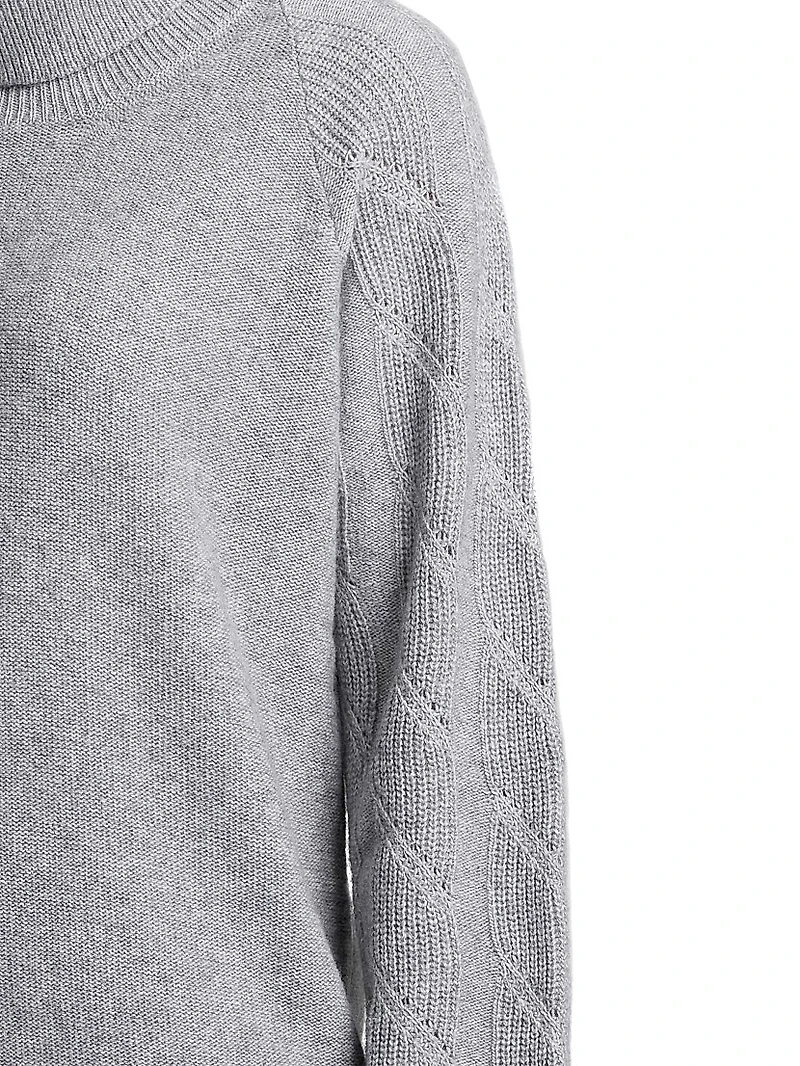 Mohair-Blend Turtleneck Sweater