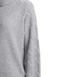 Mohair-Blend Turtleneck Sweater