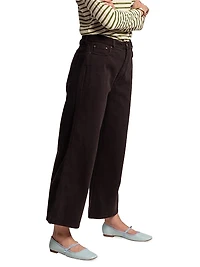 Sally Cropped Wide-Leg Jeans