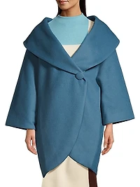 Wool Cocoon Coat
