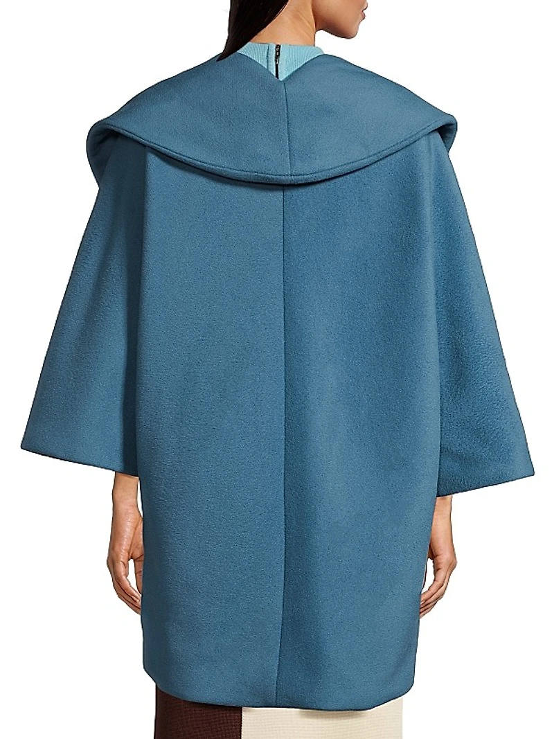 Wool Cocoon Coat