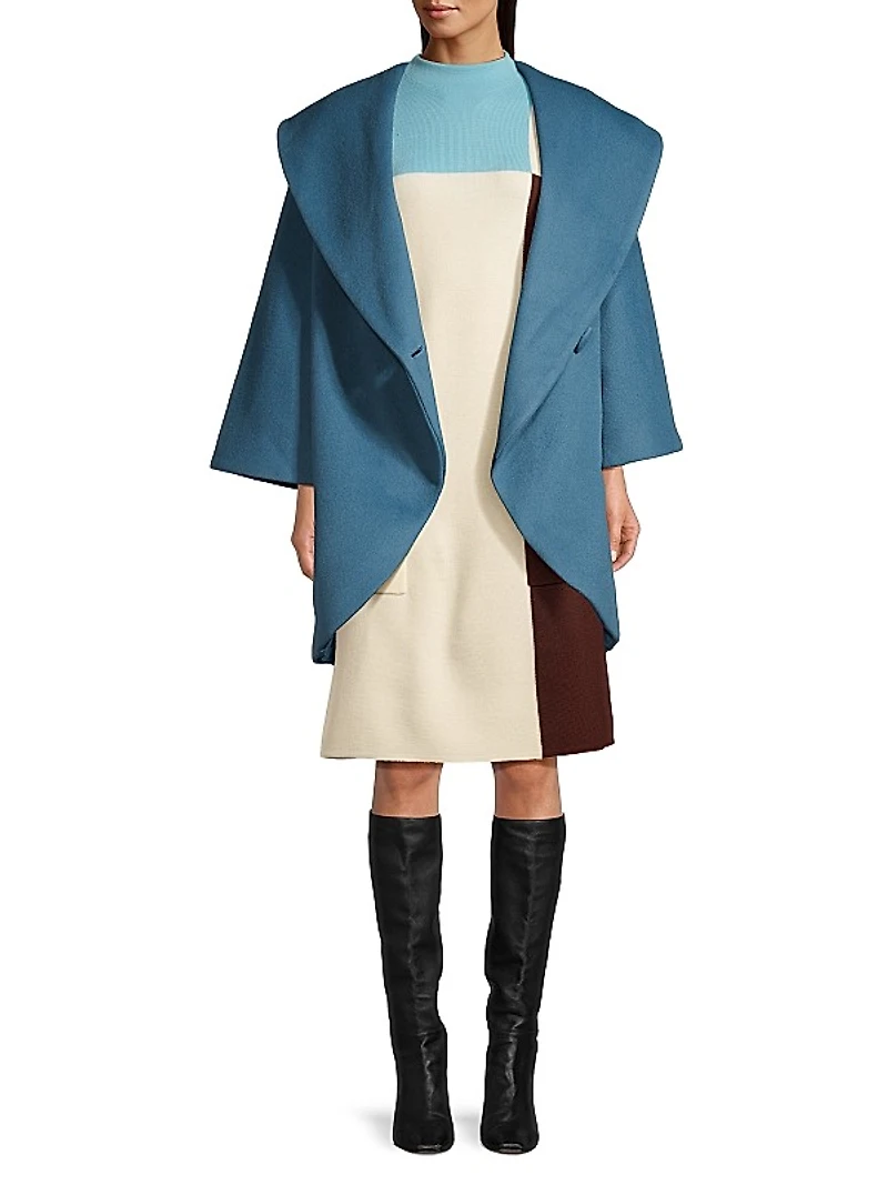 Wool Cocoon Coat