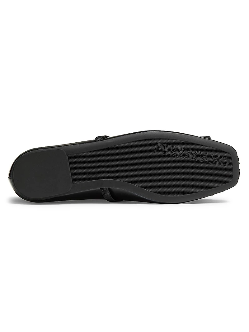 Zina Leather Ballet Flats
