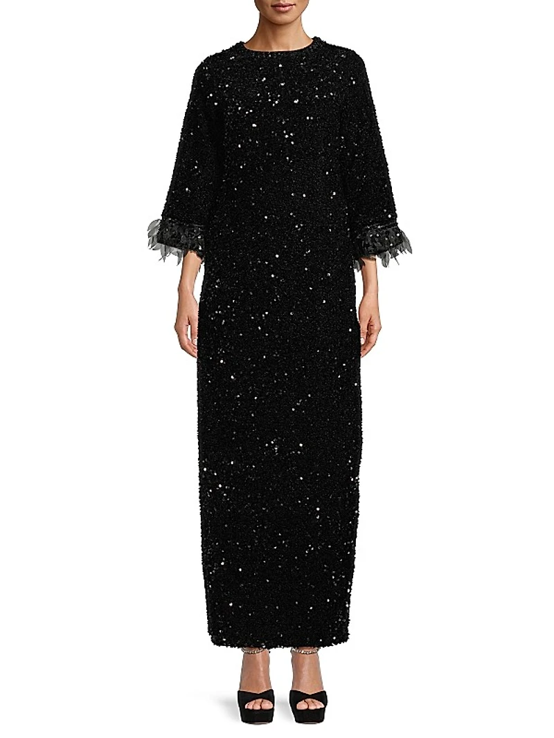 Regina Sequin Sheath Dress