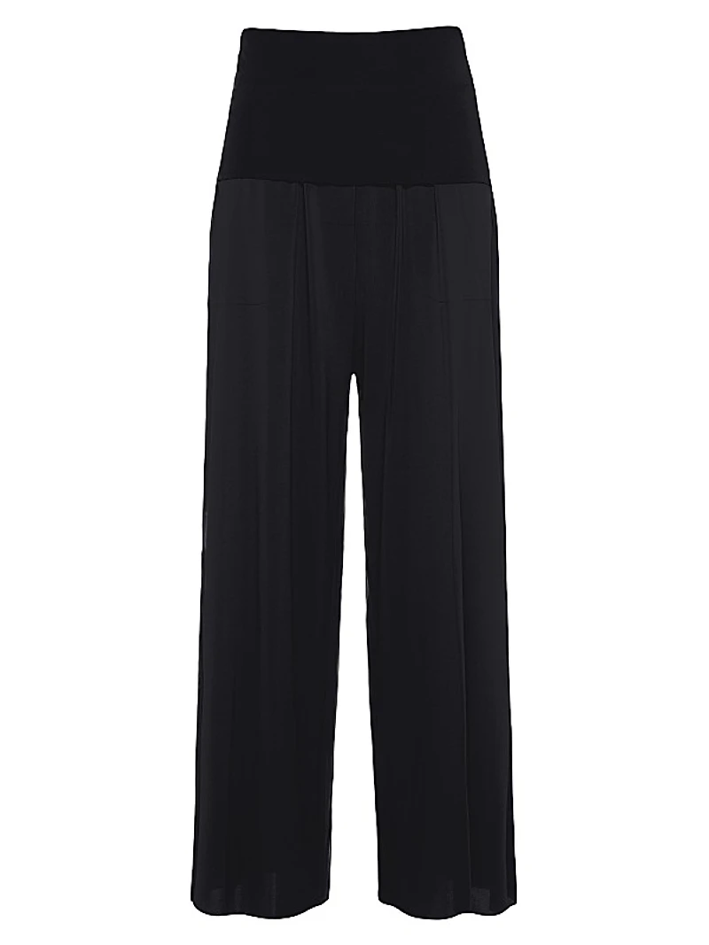 Dao Stretch-Jersey Wide-Leg Pants