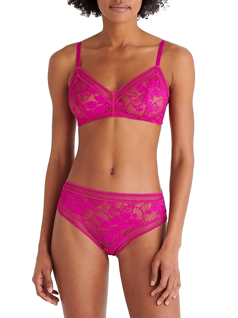 Royal Lace Wireless Triangle Bralette