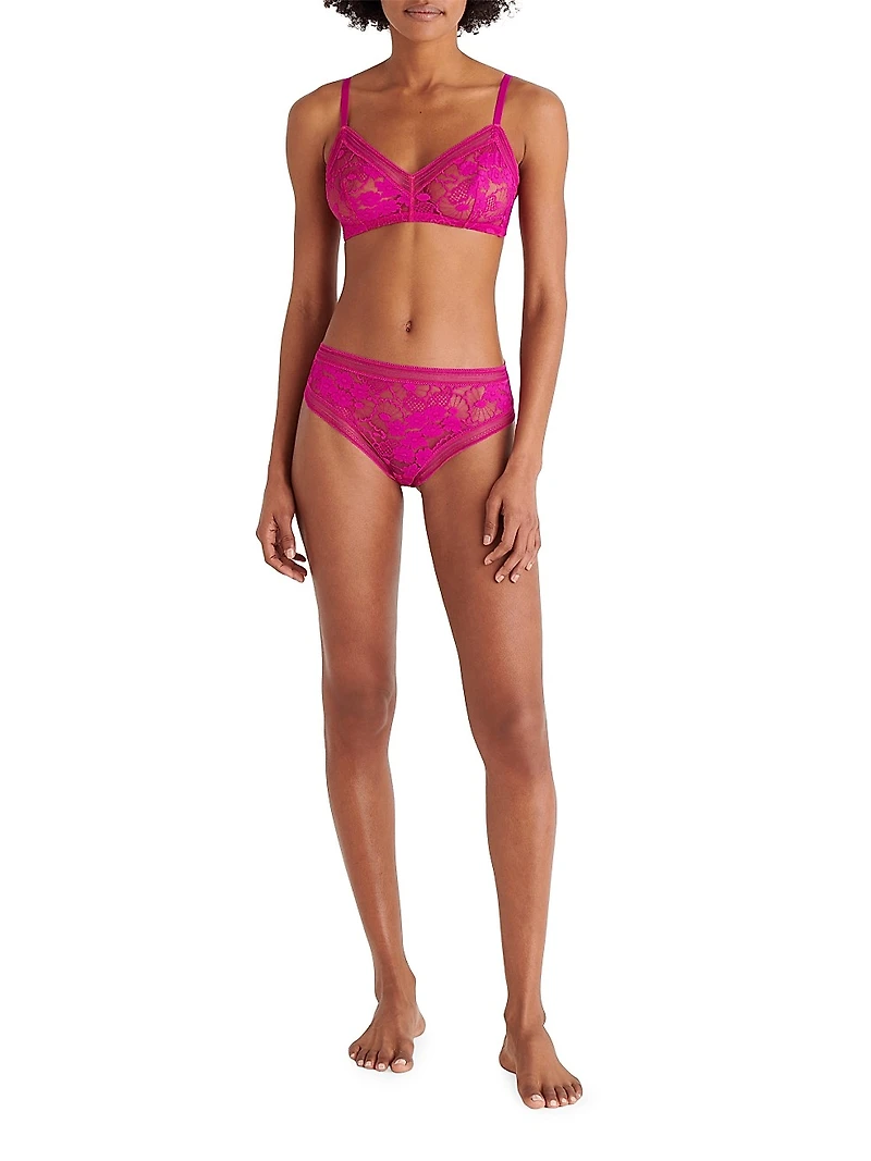 Royal Lace Wireless Triangle Bralette