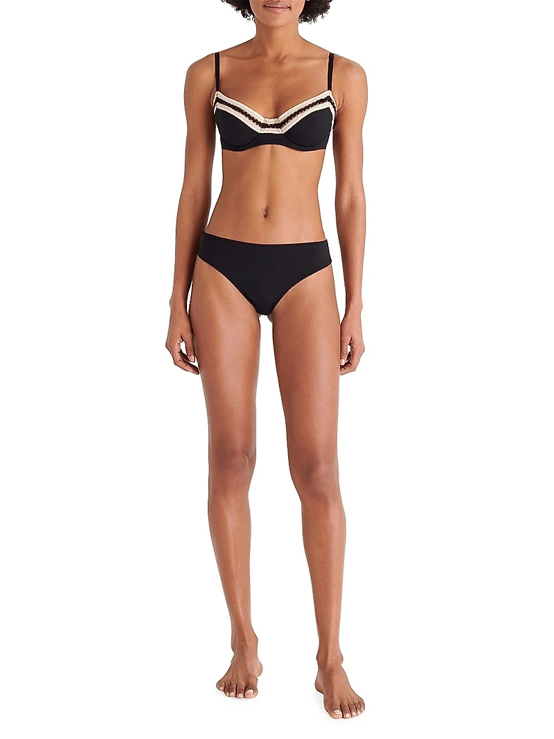 Jump Jersey Padded Balconette Bra