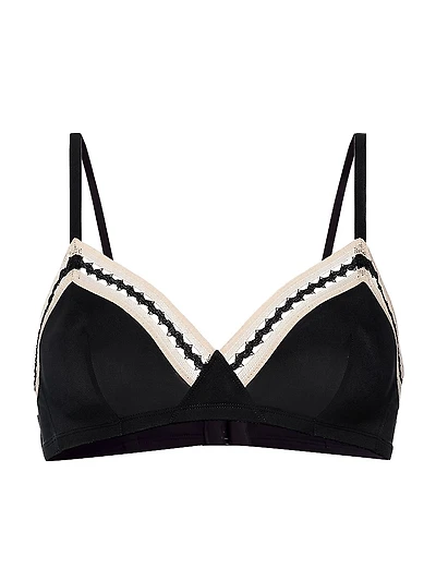 Slalom Jersey Wireless Triangle Bralette