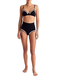 Slalom Jersey Wireless Triangle Bralette