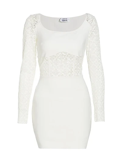 SIMKHAI x Wolford Lace-Panel Minidress