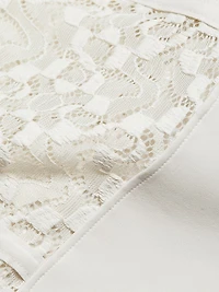 SIMKHAI x Wolford Lace-Panel Minidress