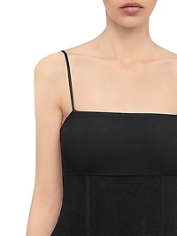 SIMKHAI x Wolford Semi-Sheer Logo Jumpsuit