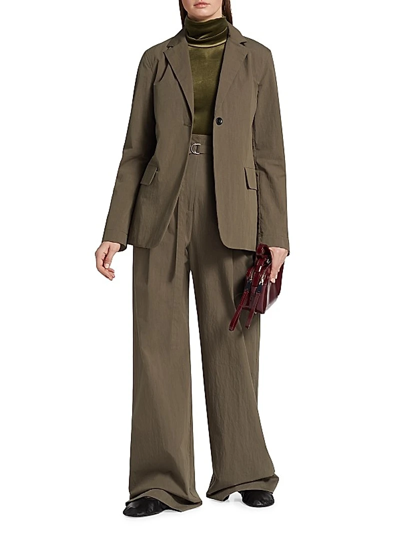 Technical Belted Blazer