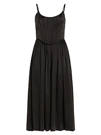 Silk Corset Dress