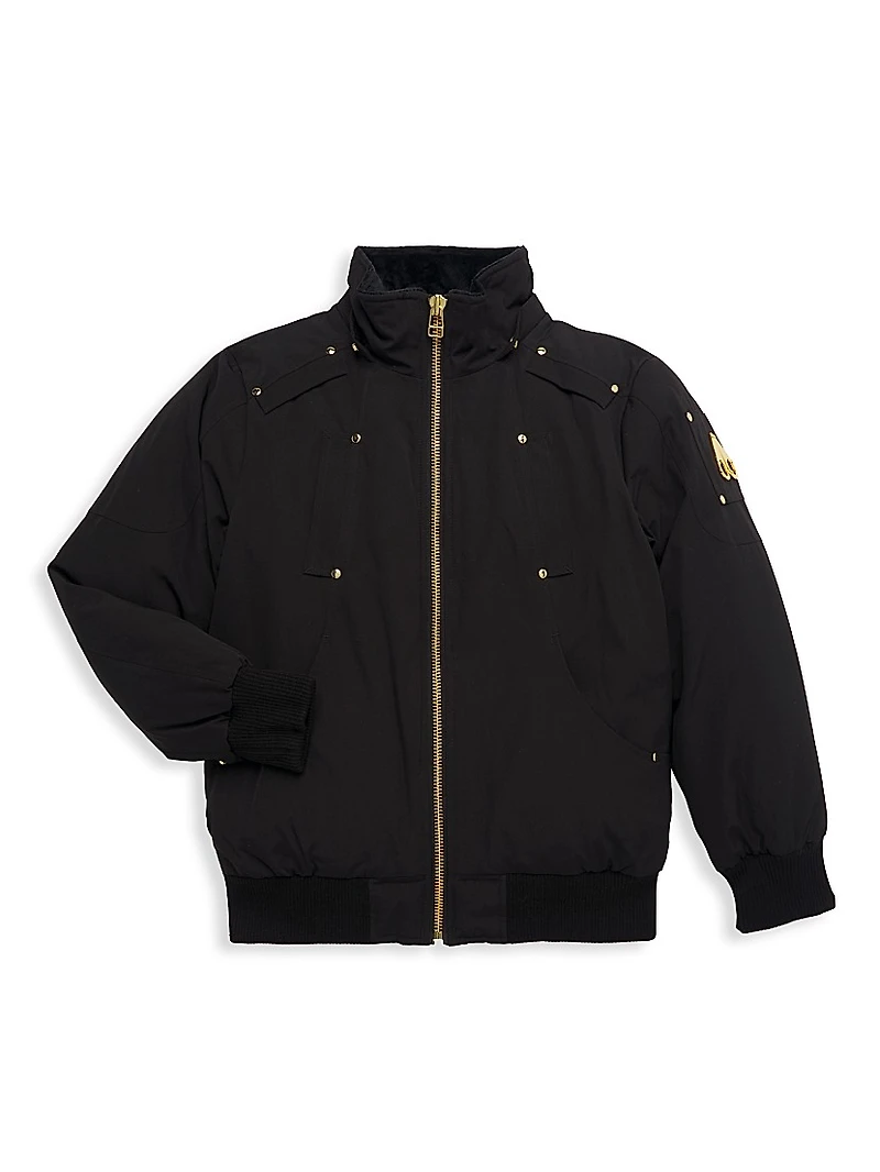 Little Girl's & Down Bomber Jacket