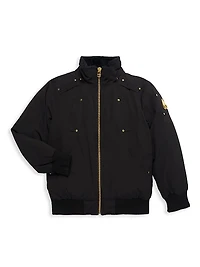 Little Girl's & Down Bomber Jacket