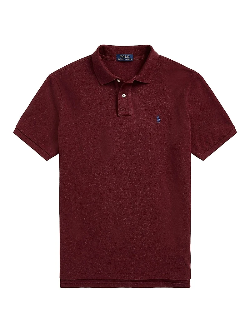 Basic Mesh Polo Shirt