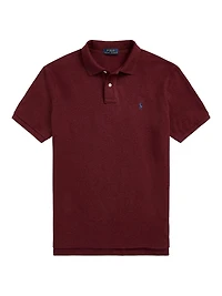 Basic Mesh Polo Shirt