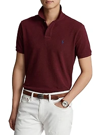 Basic Mesh Polo Shirt