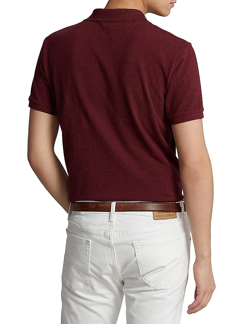 Basic Mesh Polo Shirt