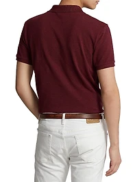 Basic Mesh Polo Shirt