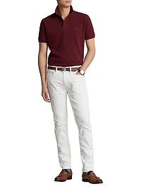 Basic Mesh Polo Shirt