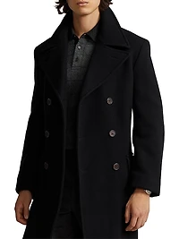 Wool Double-Breasted Coat