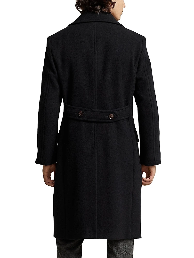 Wool Double-Breasted Coat