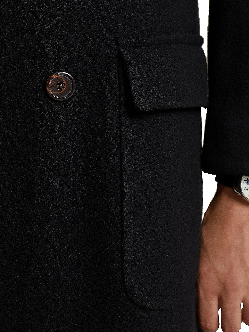Wool Double-Breasted Coat
