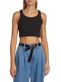 Halsey Cropped Tank Top