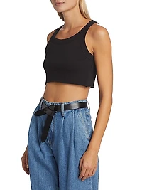 Halsey Cropped Tank Top