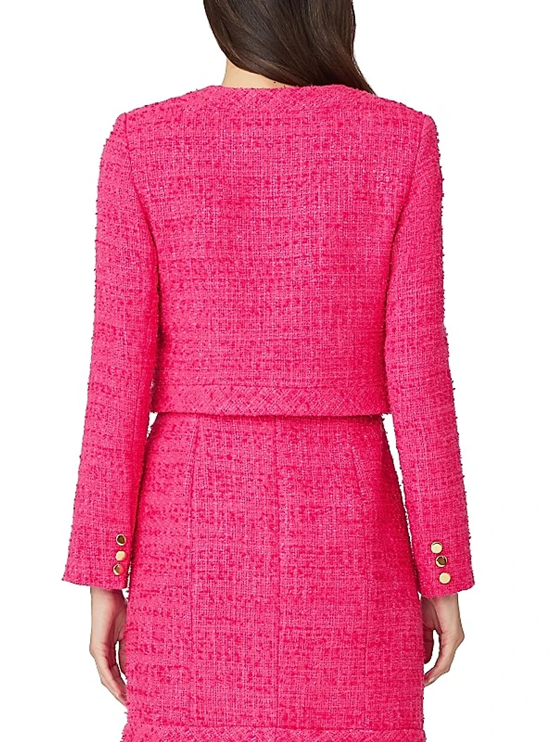 Barb Tweed Crop Jacket