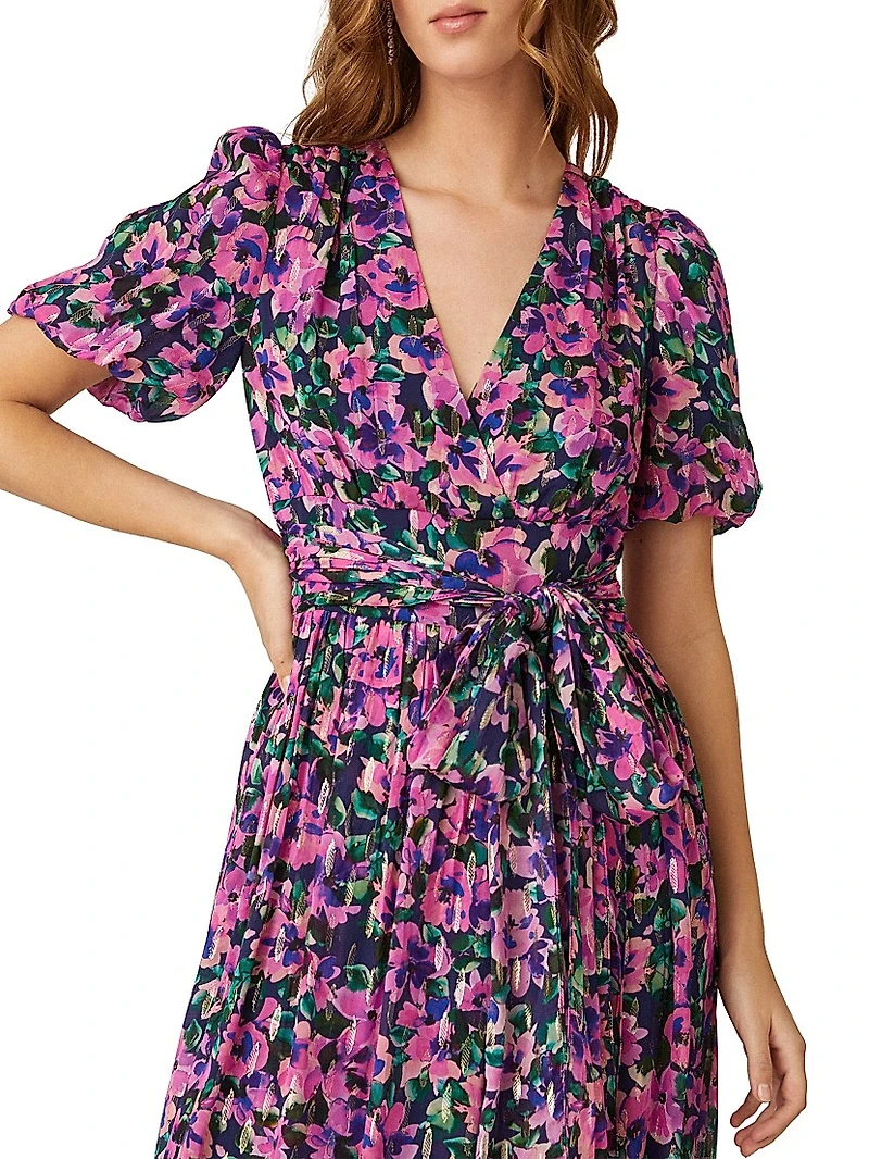 Estelle Floral Wrap Maxi Dress