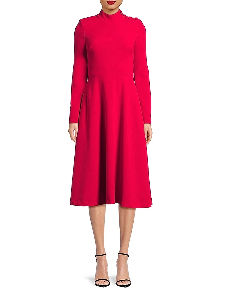 Antonia Flared Midi-Dress
