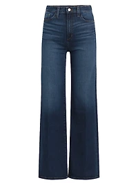 The Mia High-Rise Stretch Wide-Leg Jeans