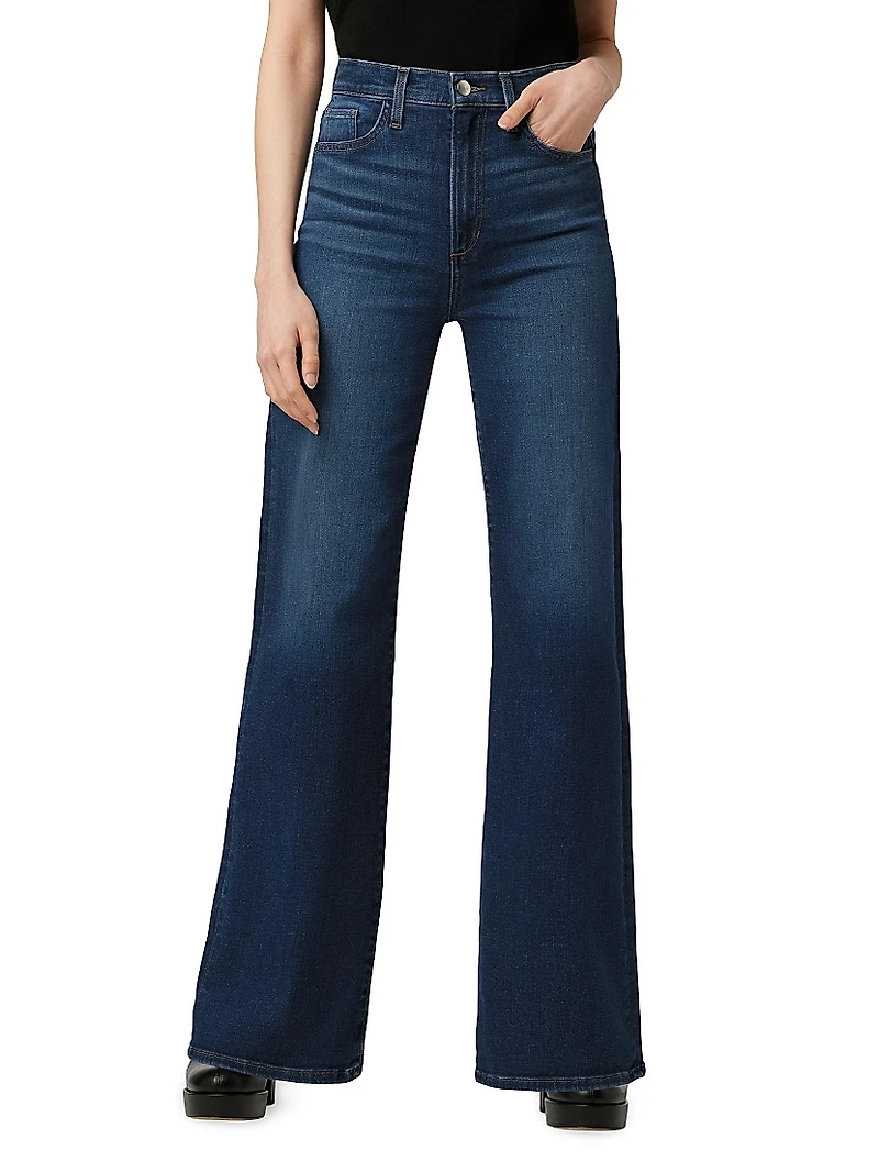 The Mia High-Rise Stretch Wide-Leg Jeans