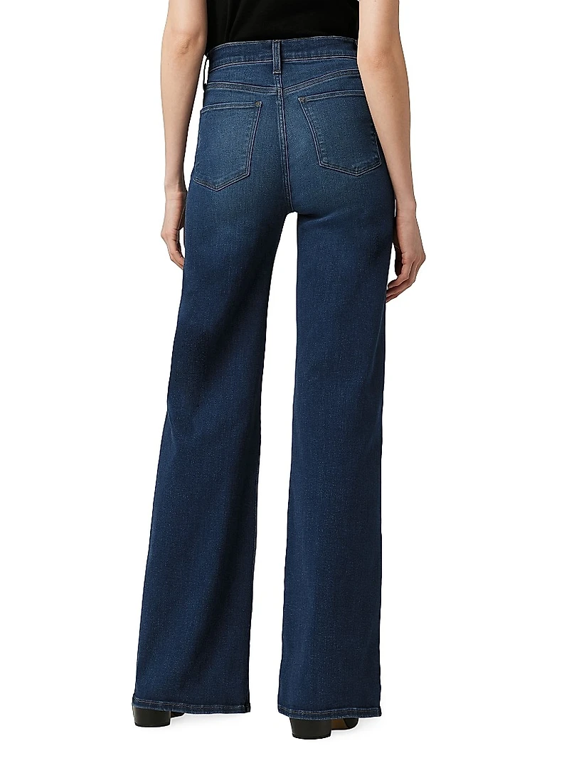 The Mia High-Rise Stretch Wide-Leg Jeans