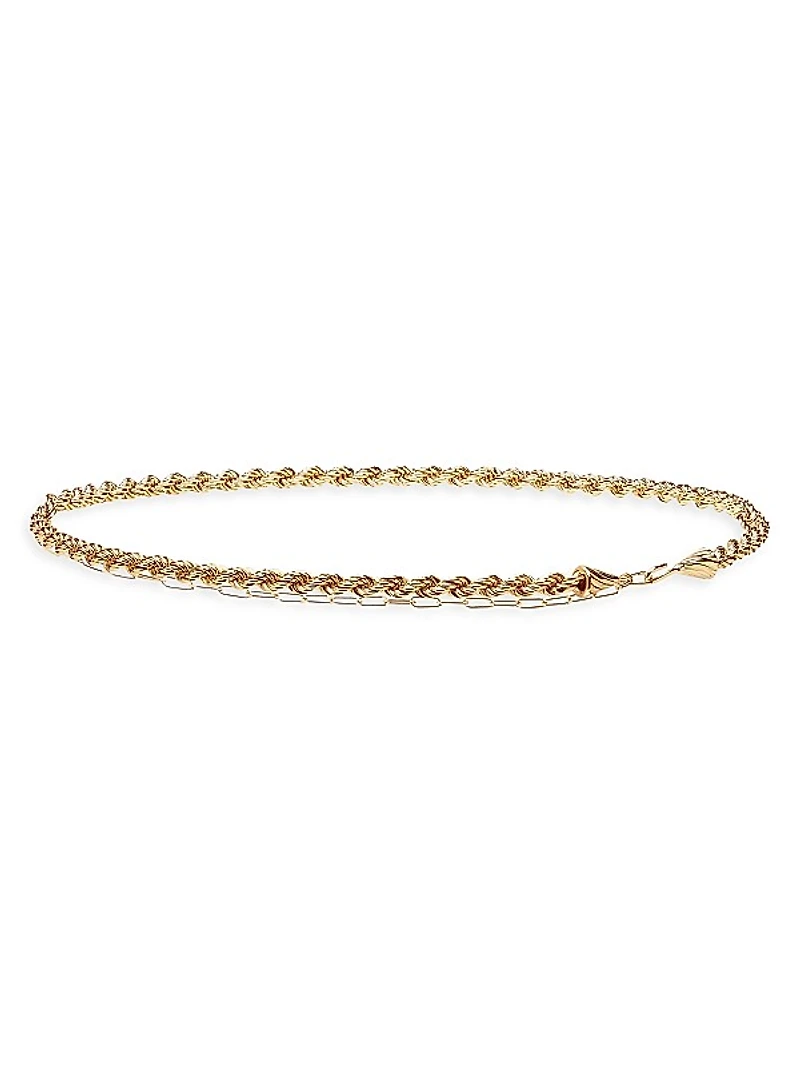 Donna Goldtone Chain Belt