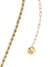 Donna Goldtone Chain Belt