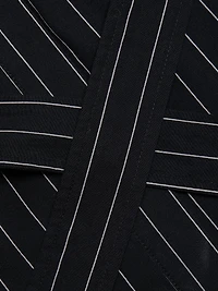 Pinstripe Poplin Shirtdress