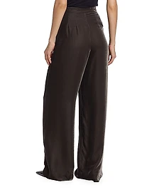 Wide-Leg Velvet Pants