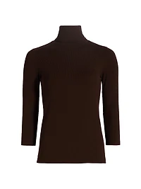 Aja Turtleneck Knit Blouse