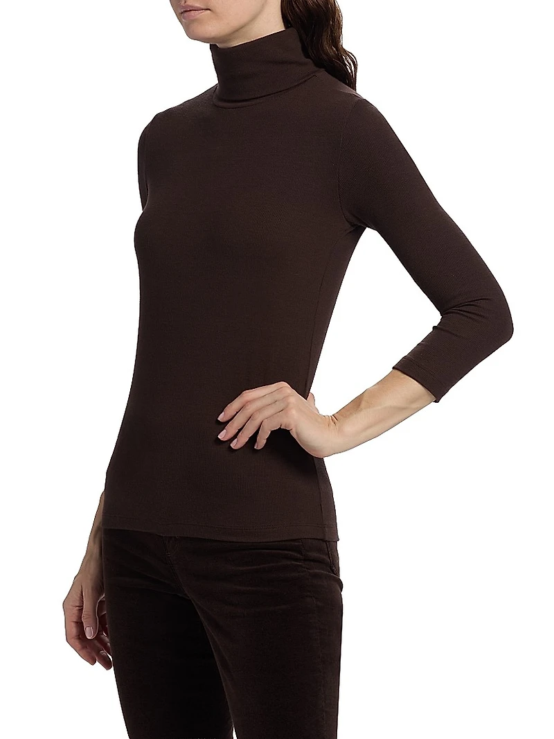 Aja Turtleneck Knit Blouse