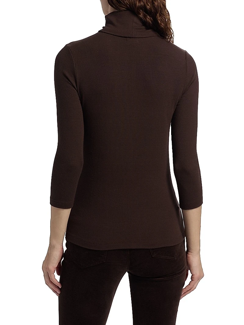 Aja Turtleneck Knit Blouse