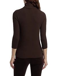 Aja Turtleneck Knit Blouse
