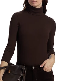 Aja Turtleneck Knit Blouse