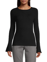 Mercer Ribbed Boat neck Sweater