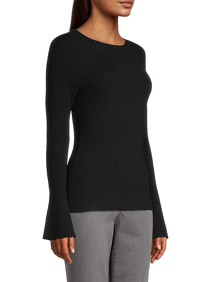 Mercer Ribbed Boat neck Sweater