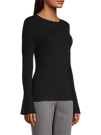 Mercer Ribbed Boat neck Sweater